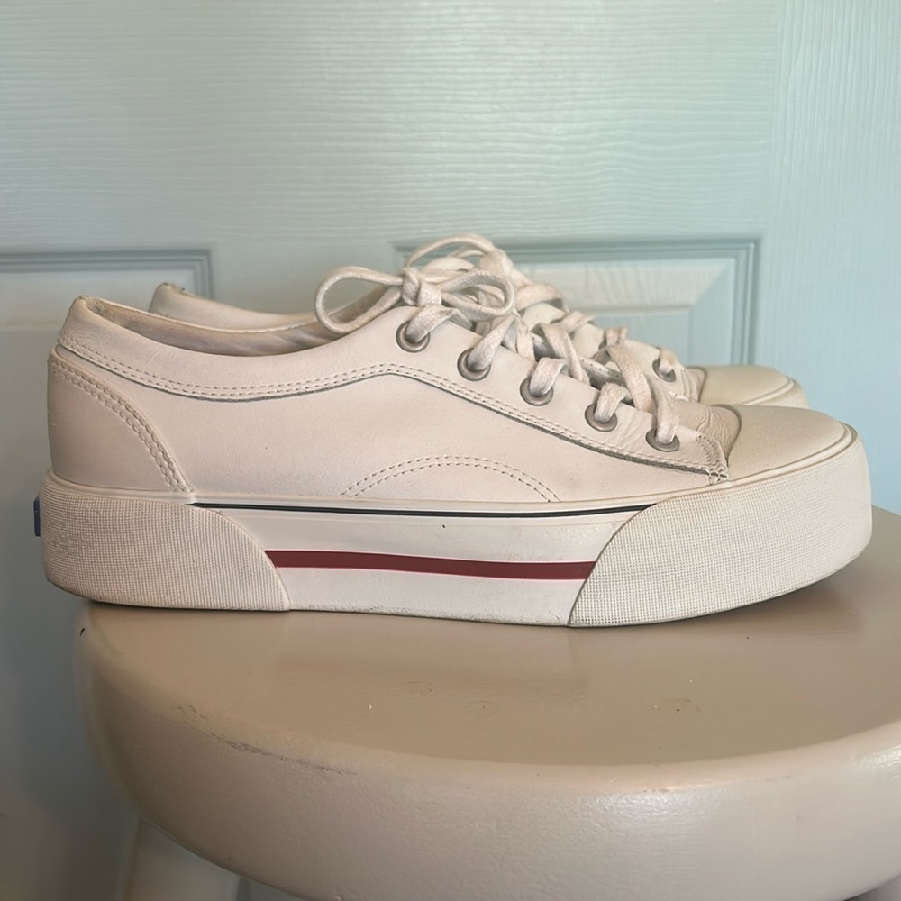Keds leather platform shoes